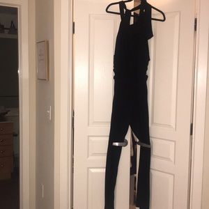 *UNWORN* Black pant romper